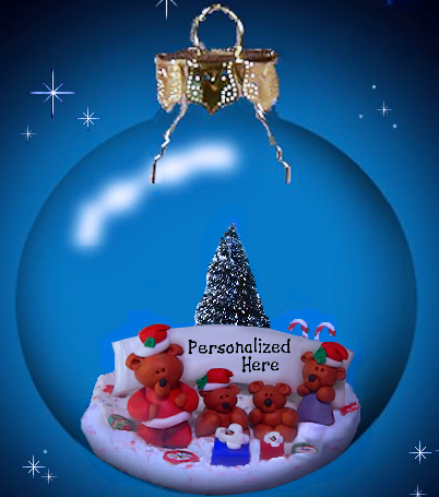 bear Christmas ornament