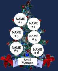 Pig Elf Family Personalized Tree of 6